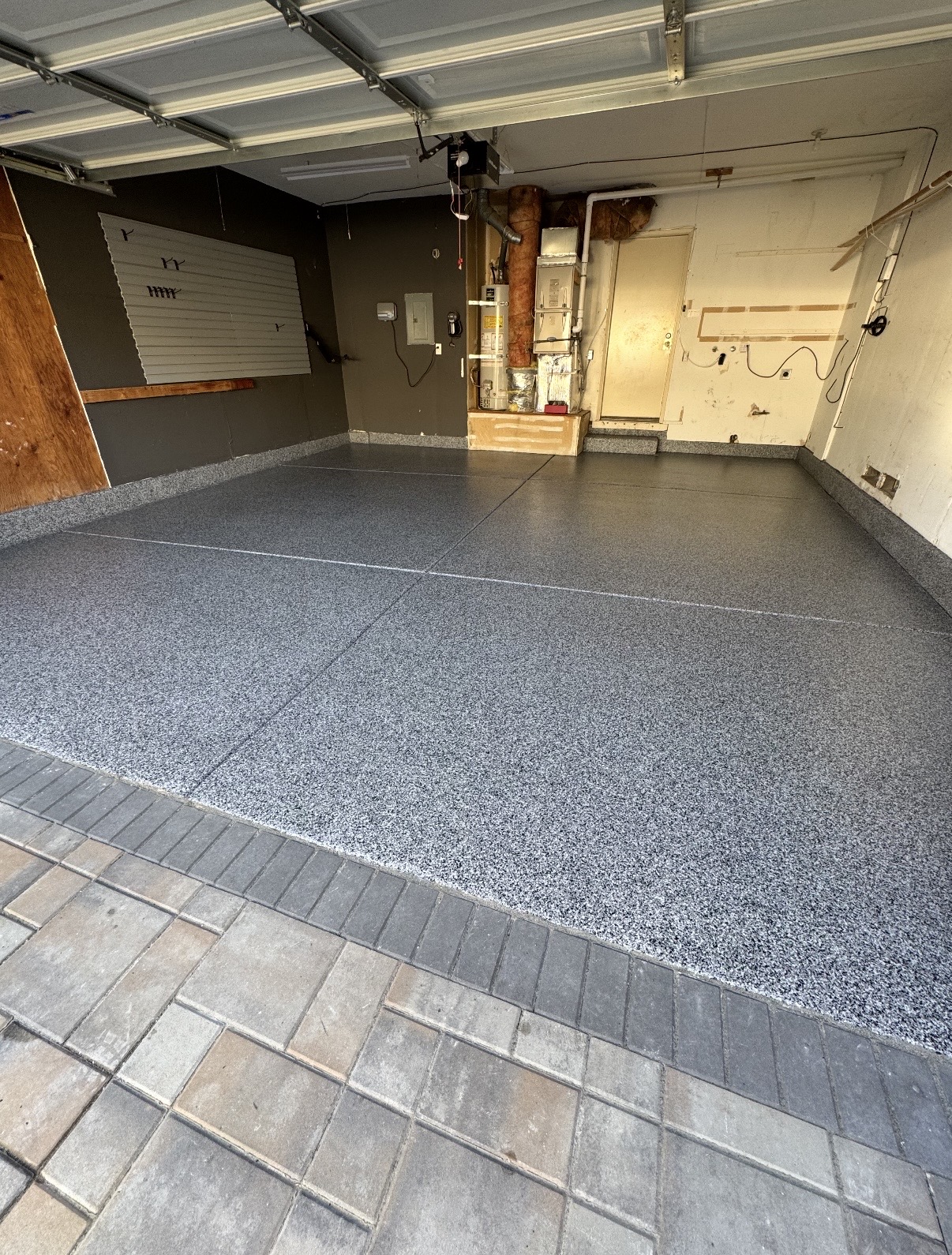 garage flooring and storage transformation