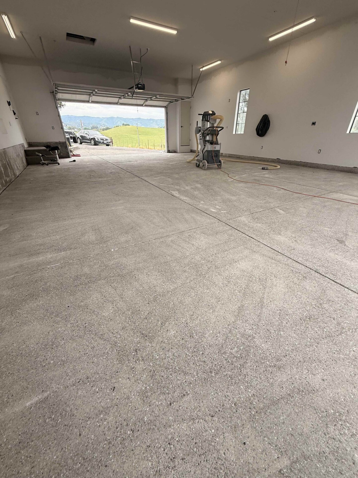 dull garage floor concrete