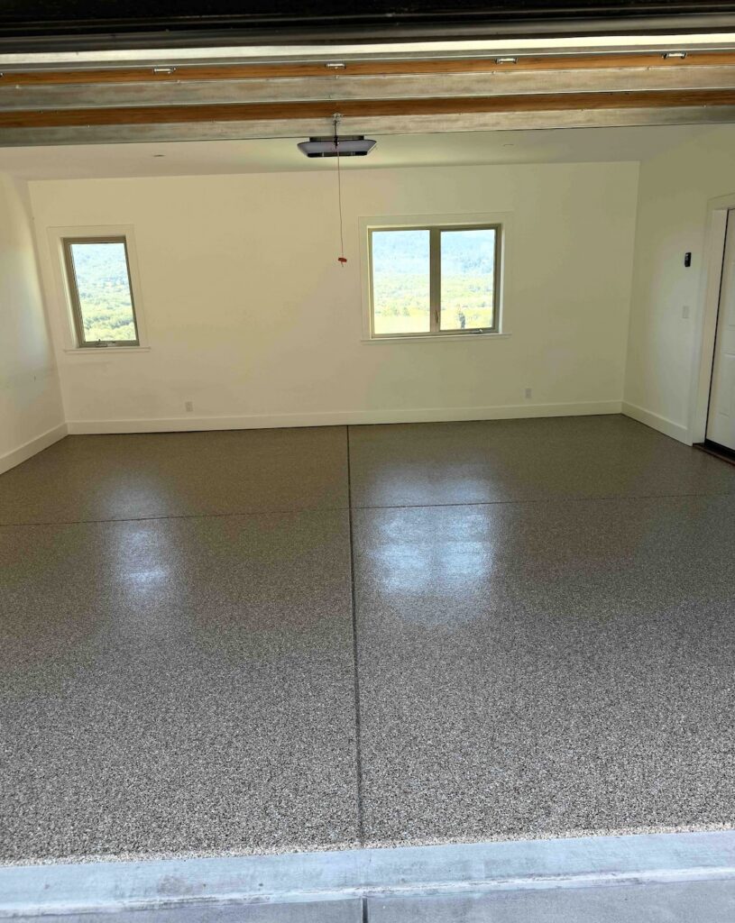 Garage Floor Coating in Sonoma in Taupe