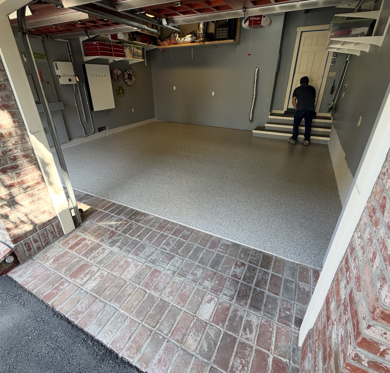 garage floor coating after in walnut creek CA after