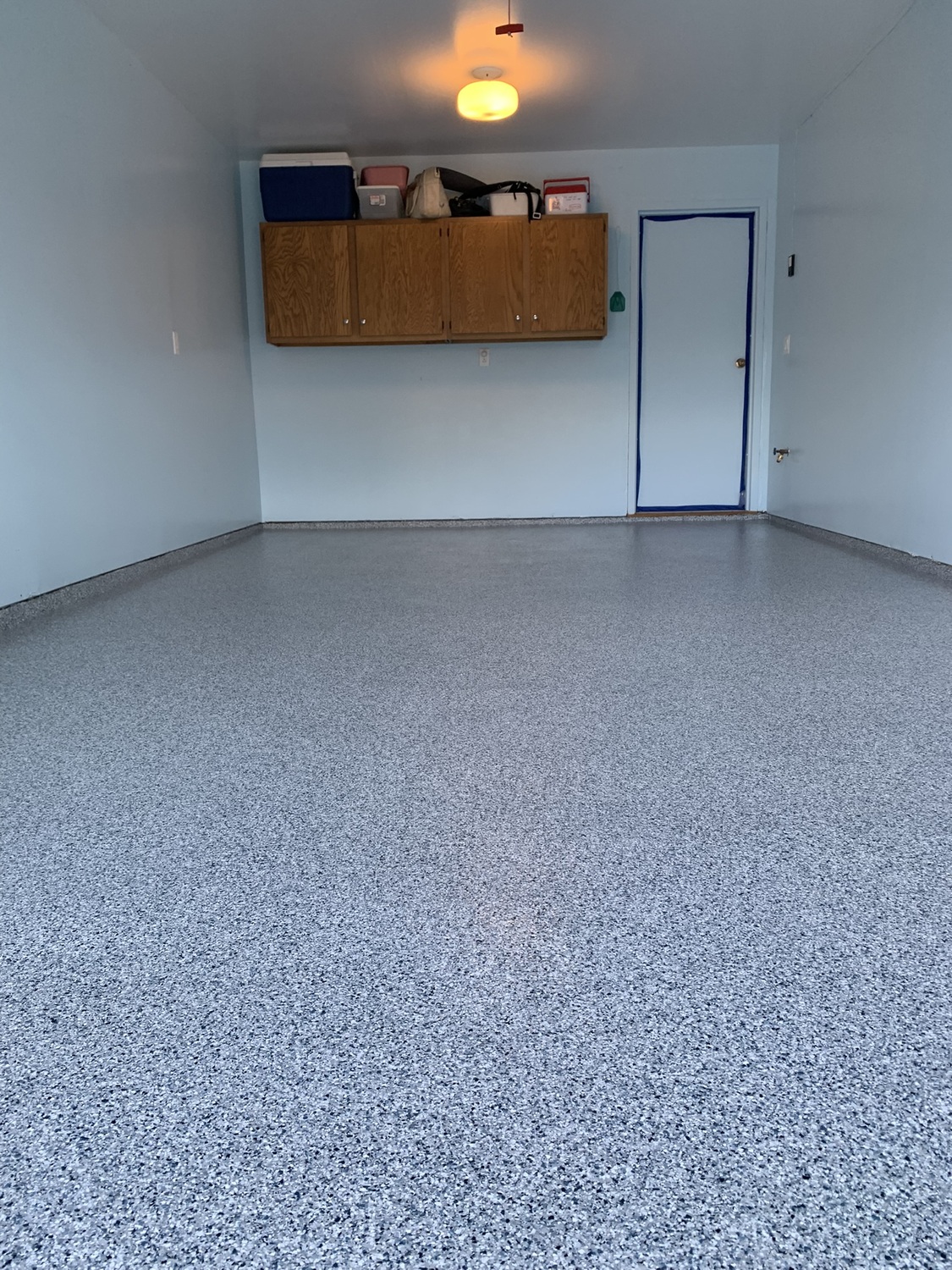 Beautiful new concrete floor coating