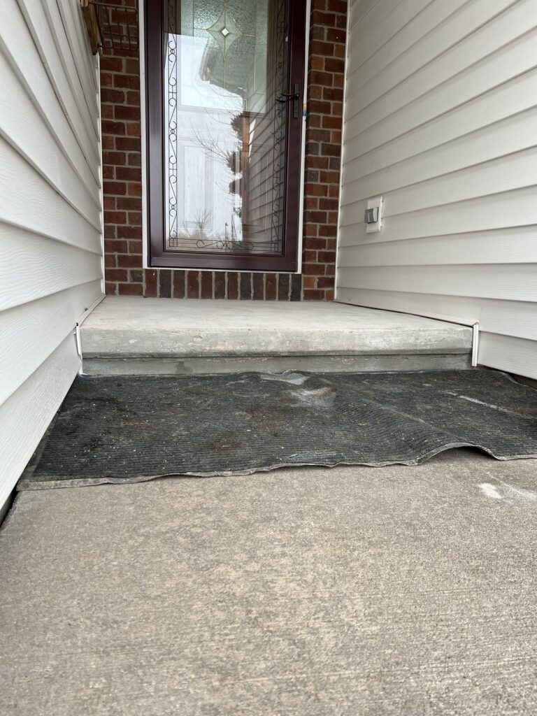 Front Porch Before Coating