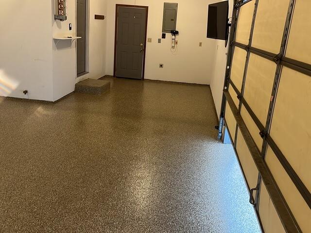 finished polyaspartic floor coating