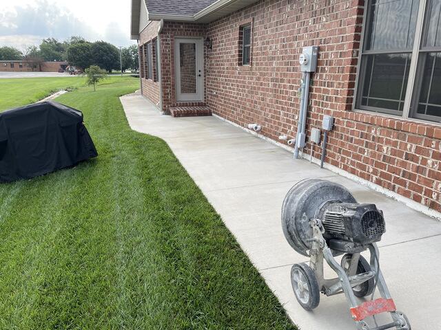 concrete before exterior coating in belleville