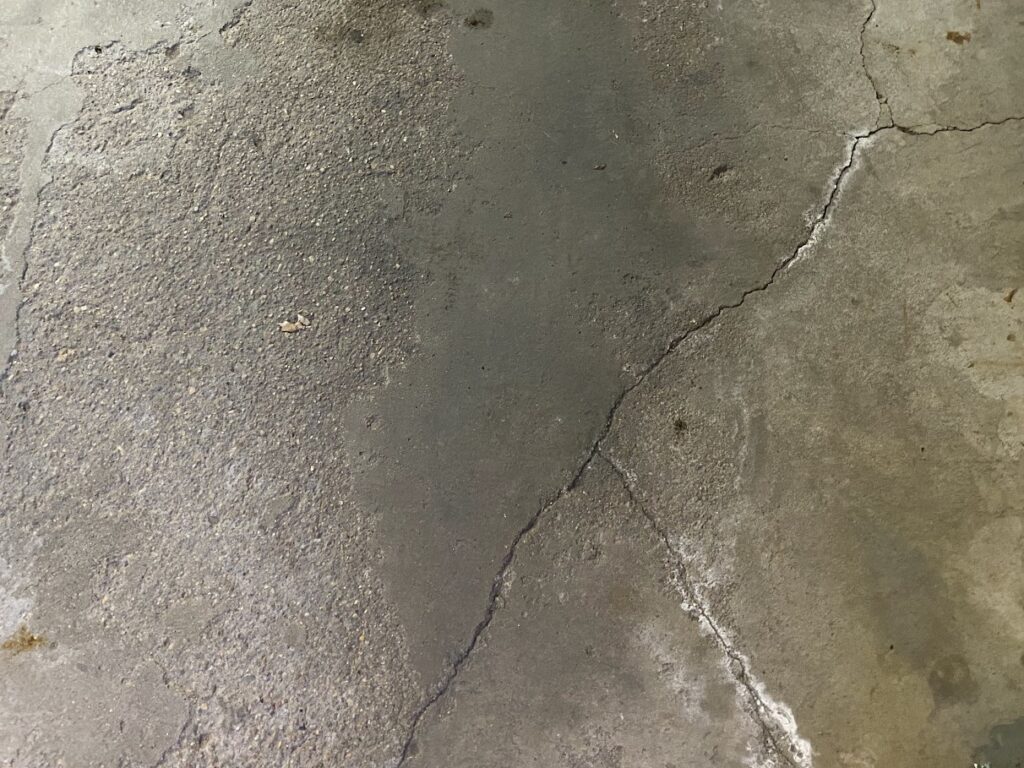 concrete that is cracking