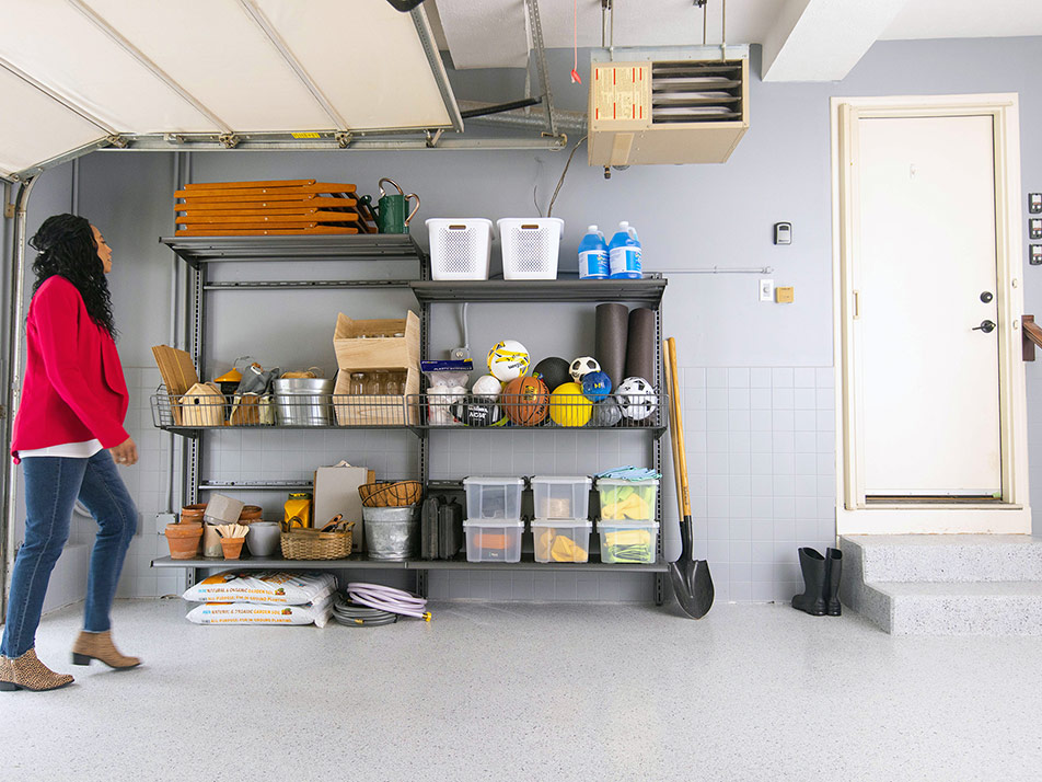 Garage shelving