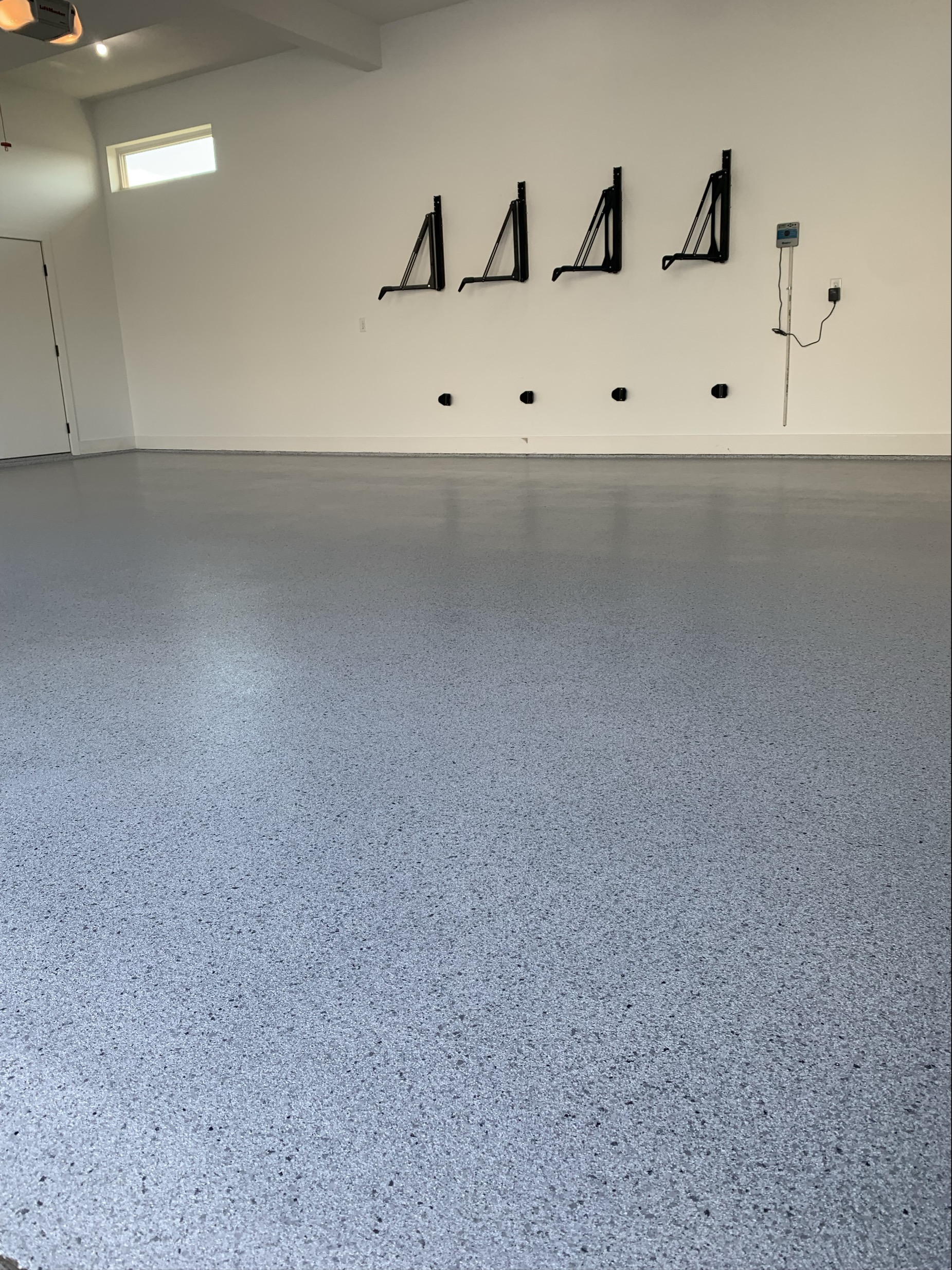 Polyaspartic garage floor coating