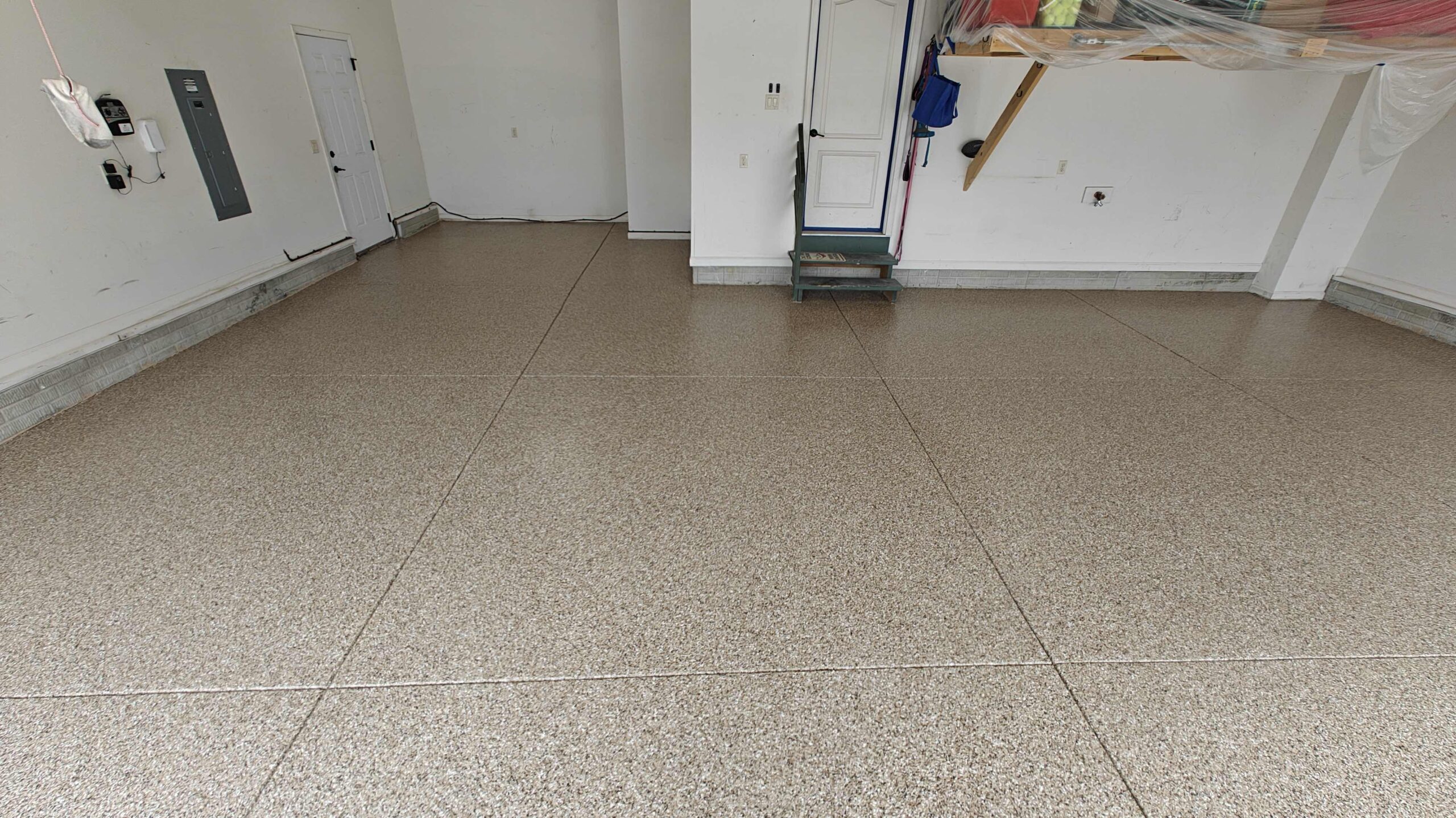 Garage inspiration using polyaspartic floor coating