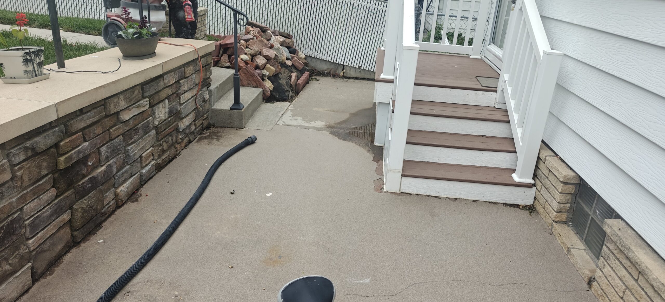 Uncoated outdoor concrete