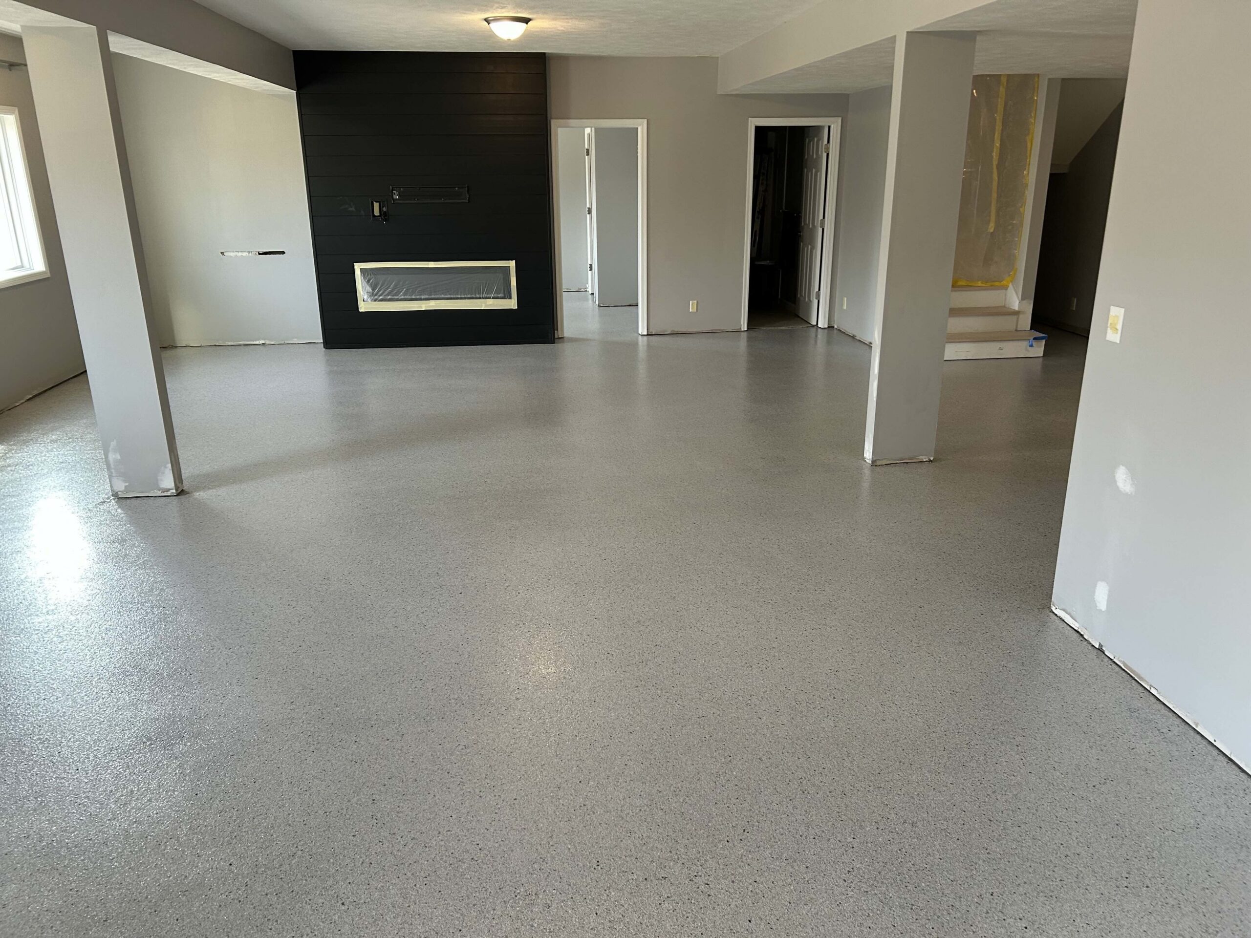 polyaspartic basement coating
