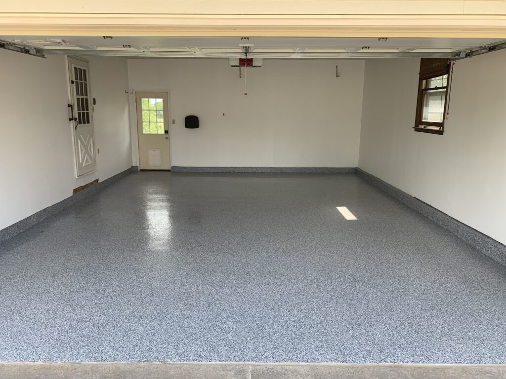 Garage Floor Coating in Elkhorn done by Hello Garage