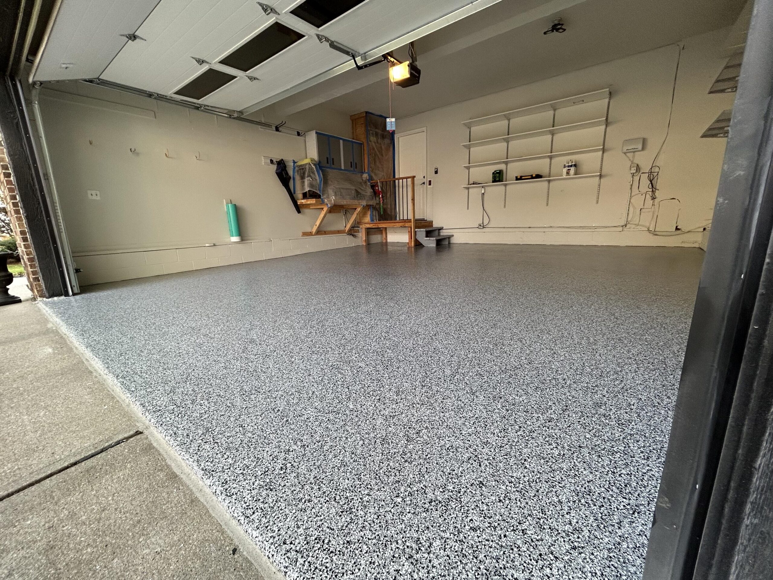Garage Floor Coating on a garage in Council Bluffs IA