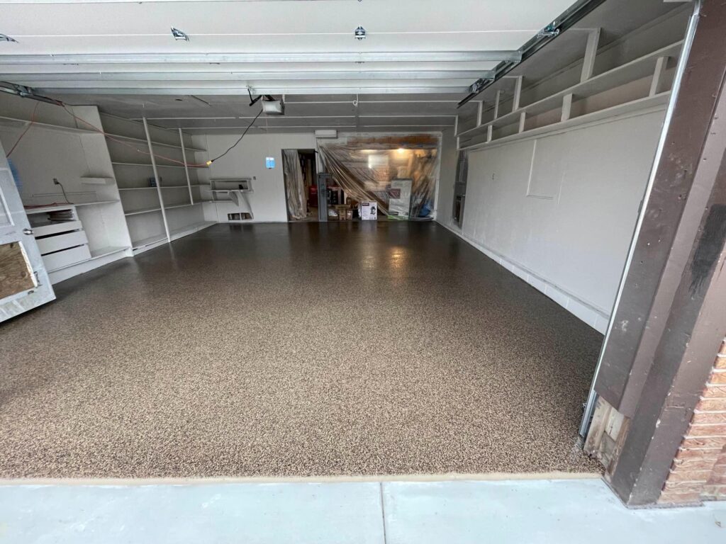 Garage Floor Coating in Blair in the color Mocha