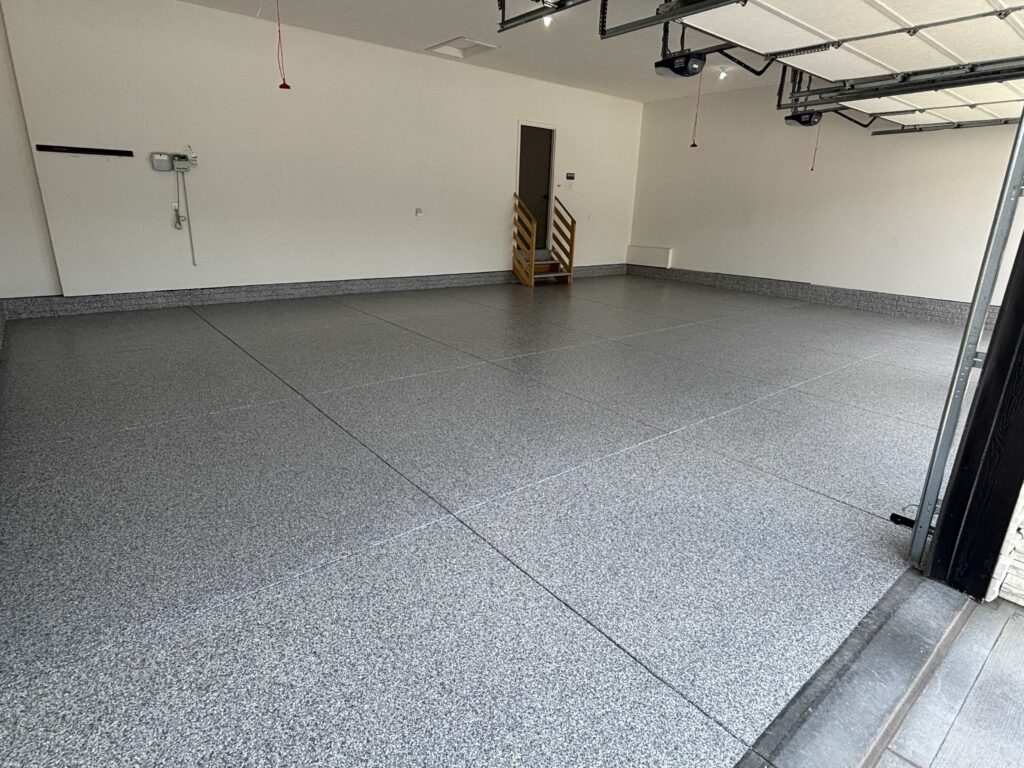 garage floor coating in papillion in pewter