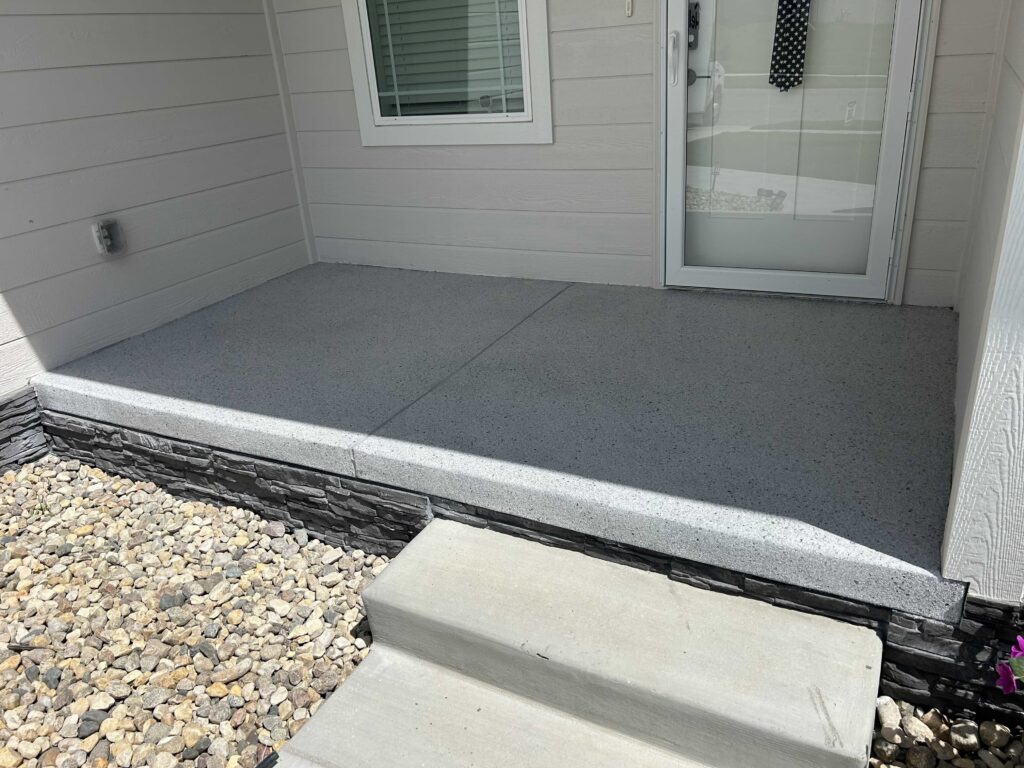 After exterior epoxy coating in Bellevue