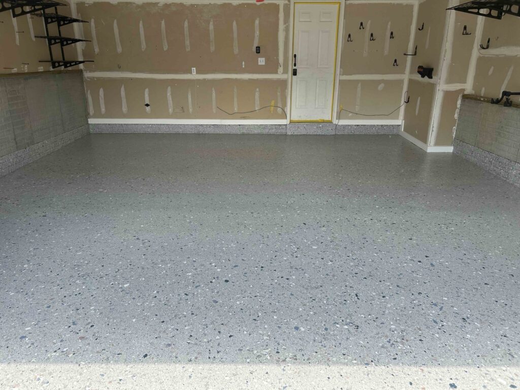 after garage floor coating in valley
