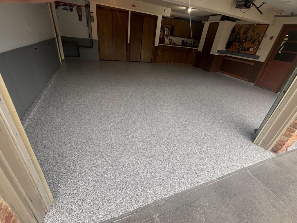 Durable garage floor coating in south bend