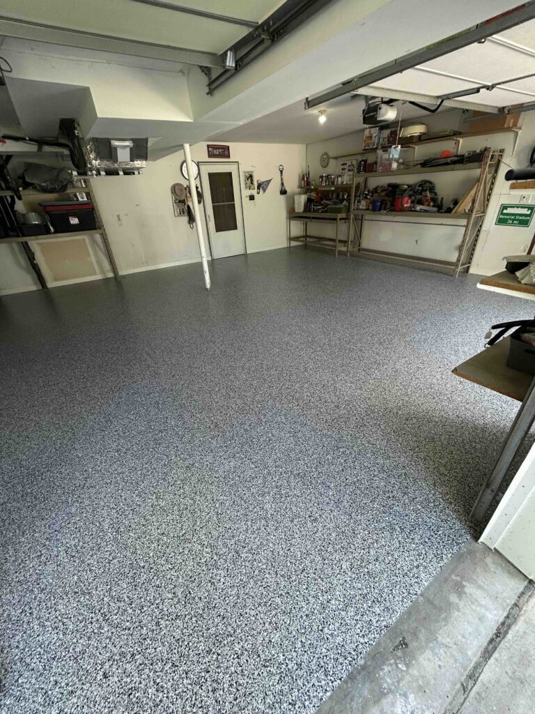 after garage floor coating in south bend
