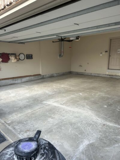 garage floor after coating in Tekemah
