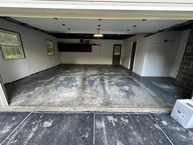Failed epoxy garage flooring