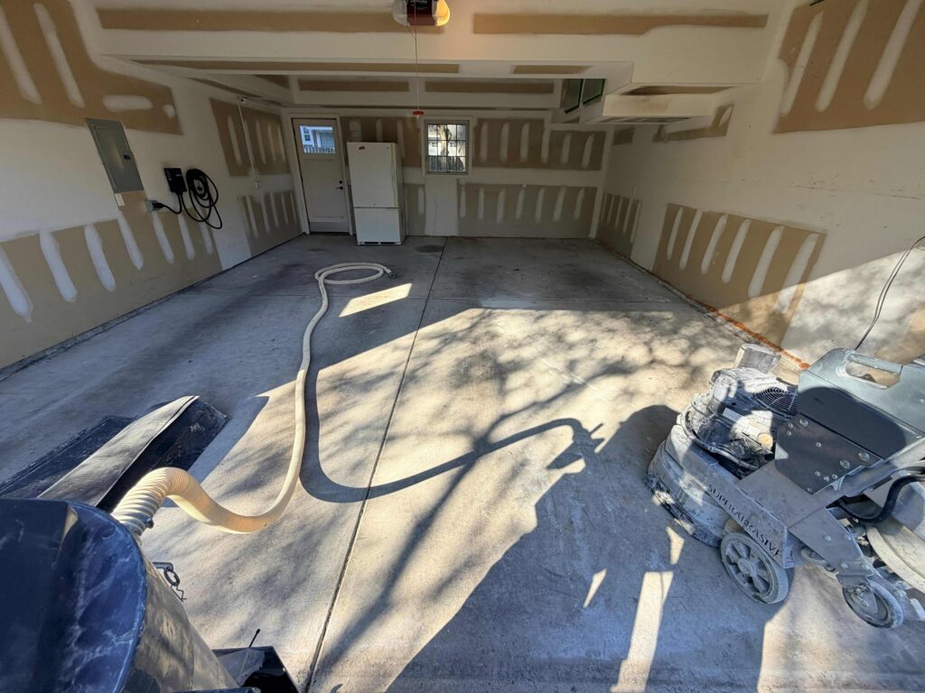 Garage Floor Before a Garage Makeover