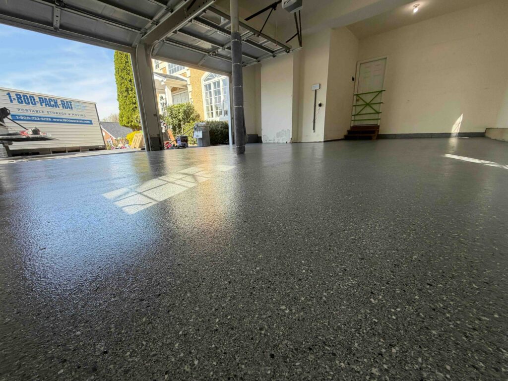 Garage Floor Coating complete in Phoenixville