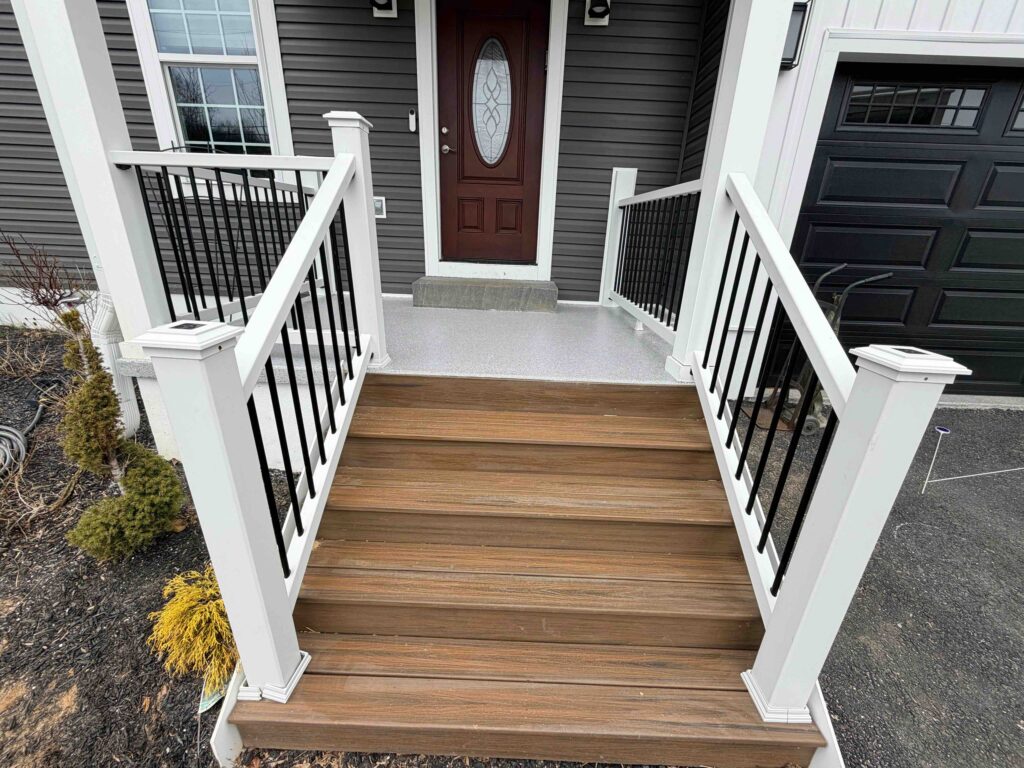 after patio coating job