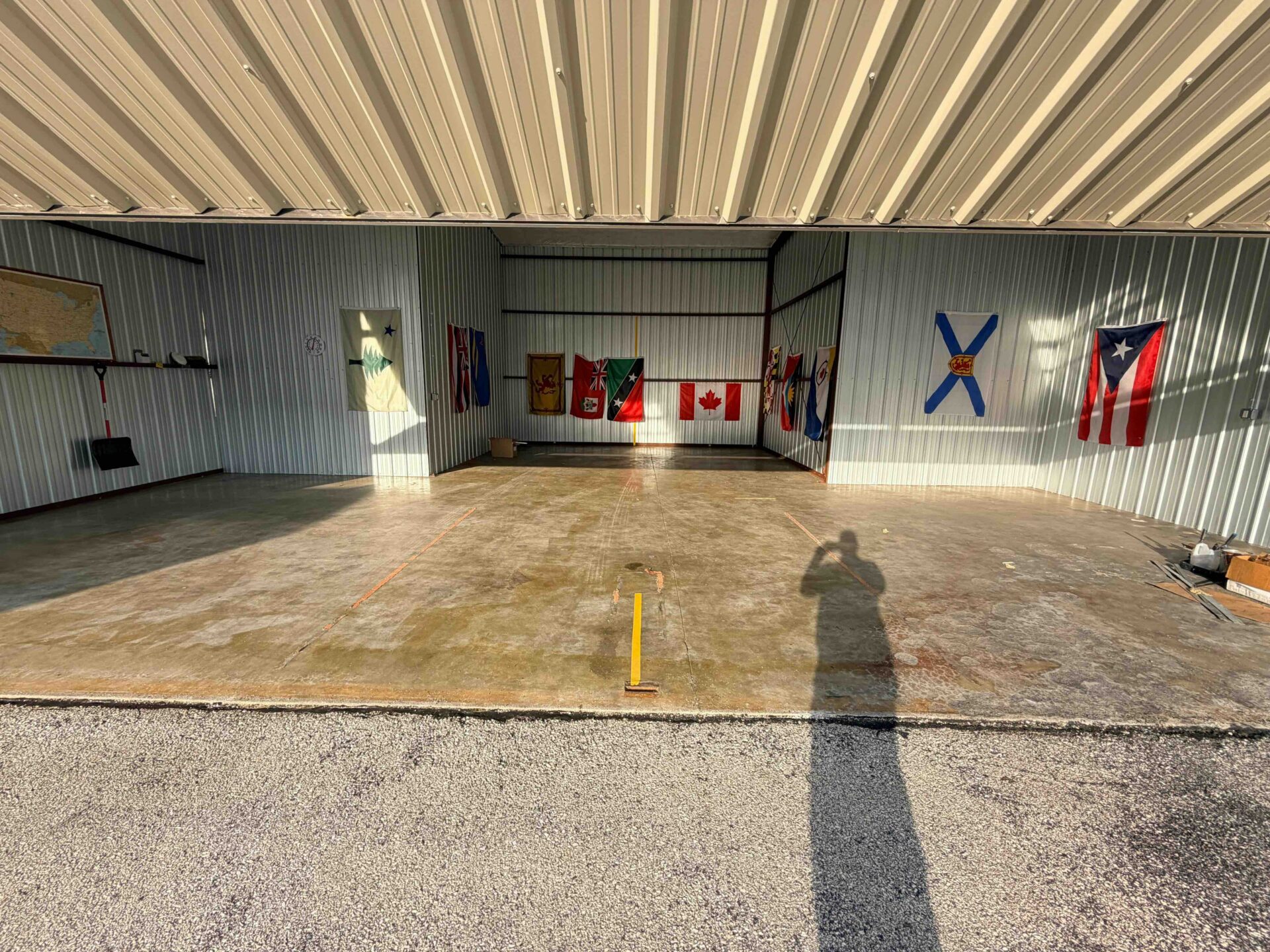 worn out garage concrete floor