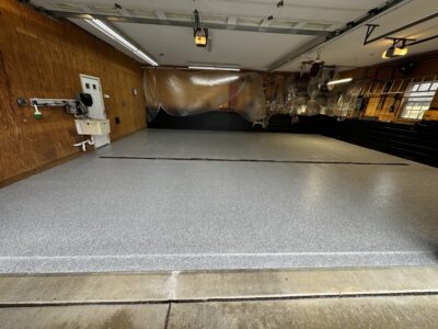 garage floor coating after in west grove