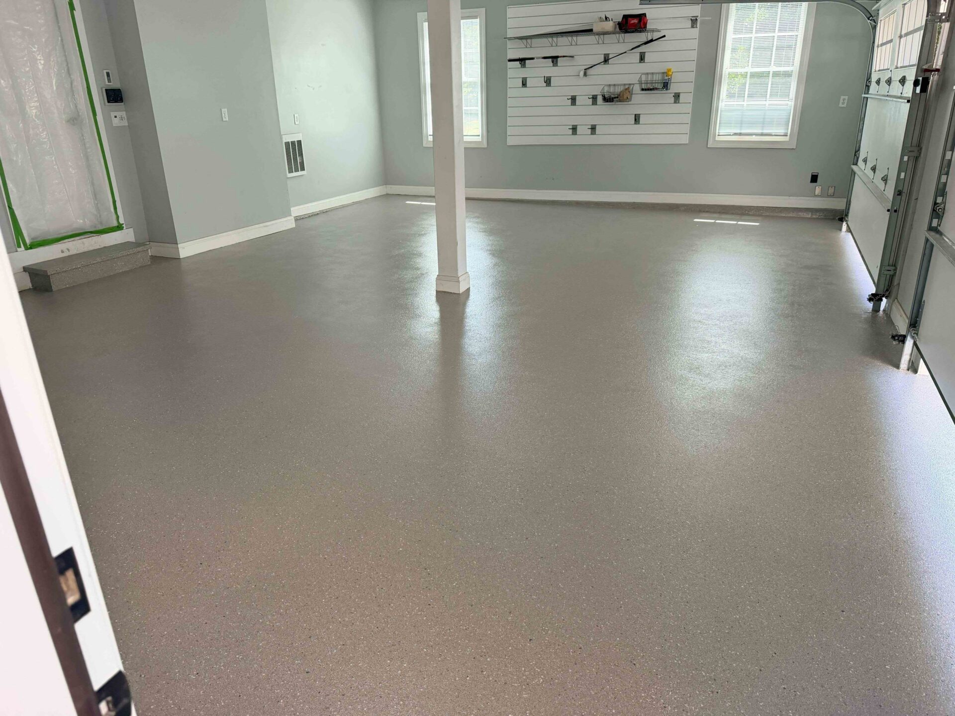 flooring and slatwall