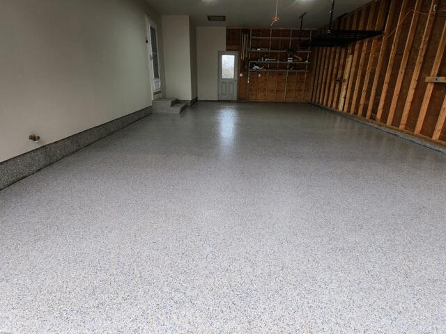 New polyaspartic floor coating