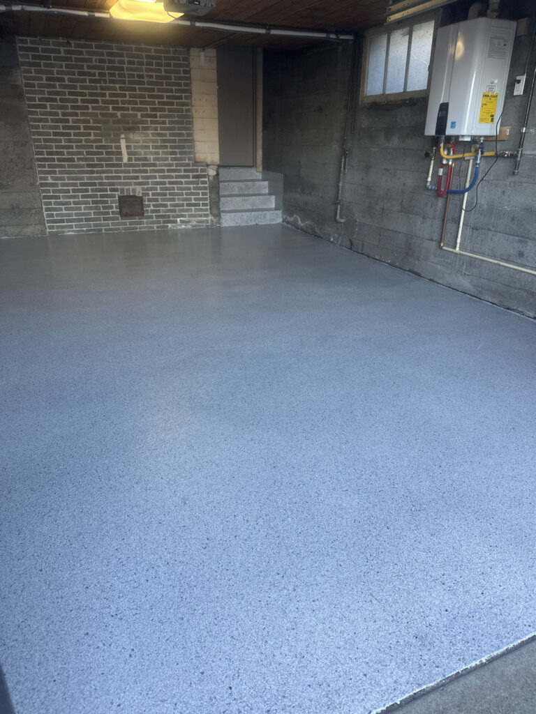 Grey Garage Floor Coating