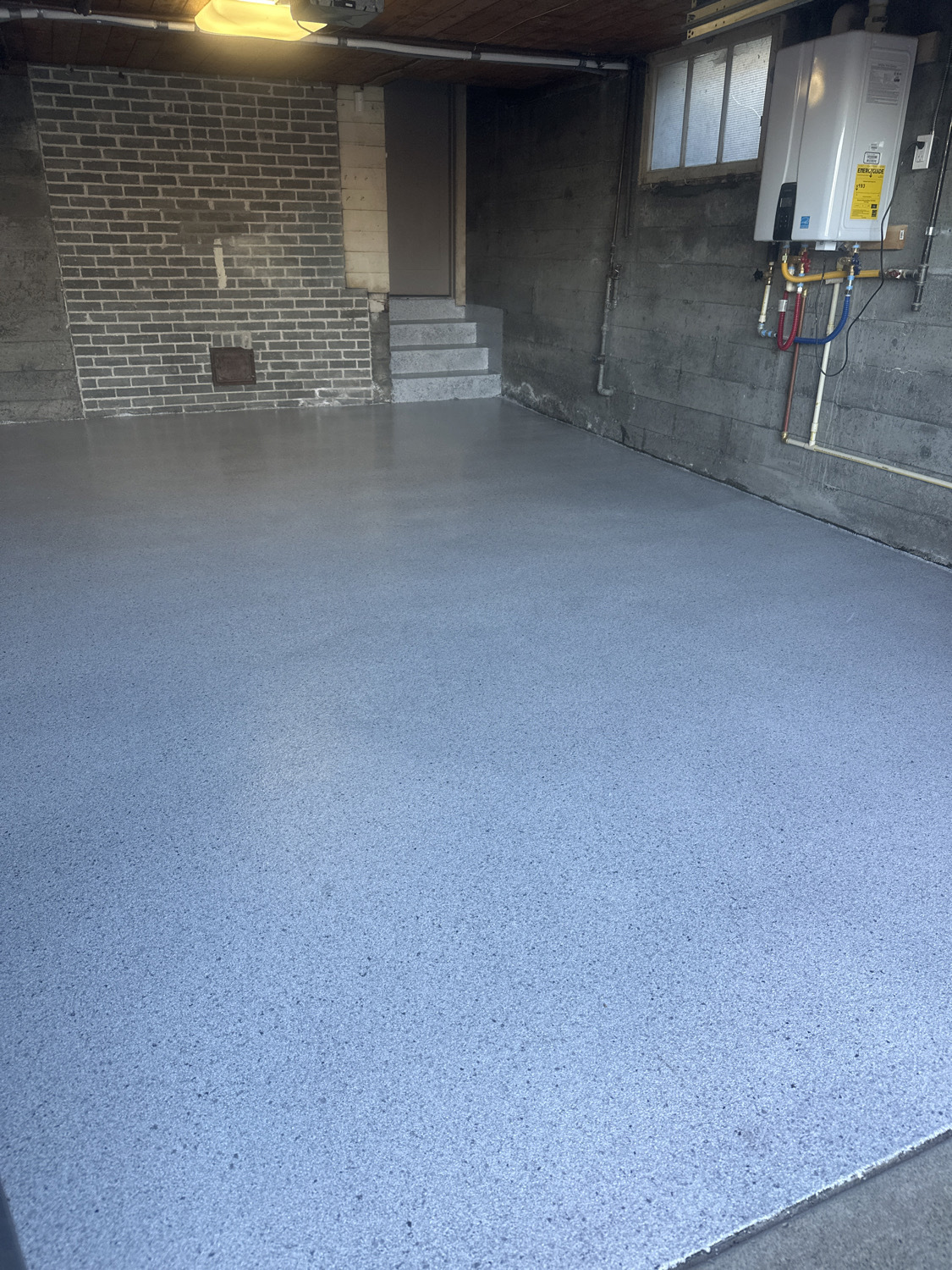 Grey Garage Floor Coating