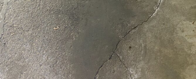 Cracking concrete