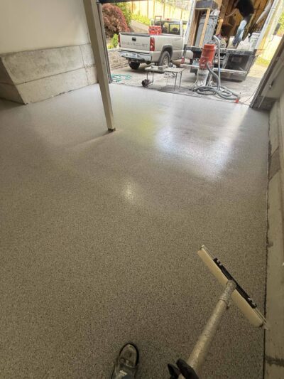 Lake Forest Park garage floor coating after