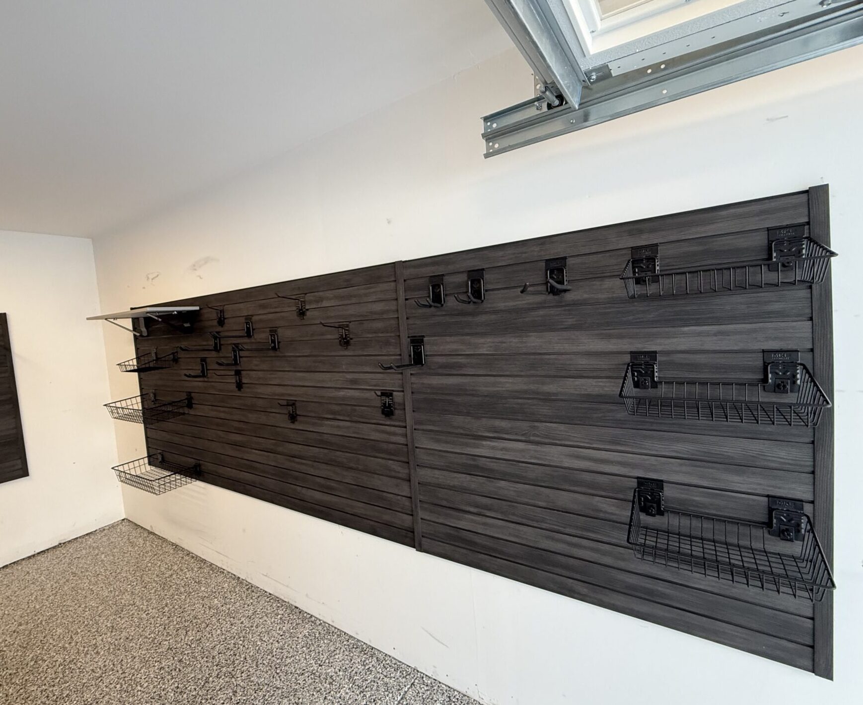 garage slatwall panel