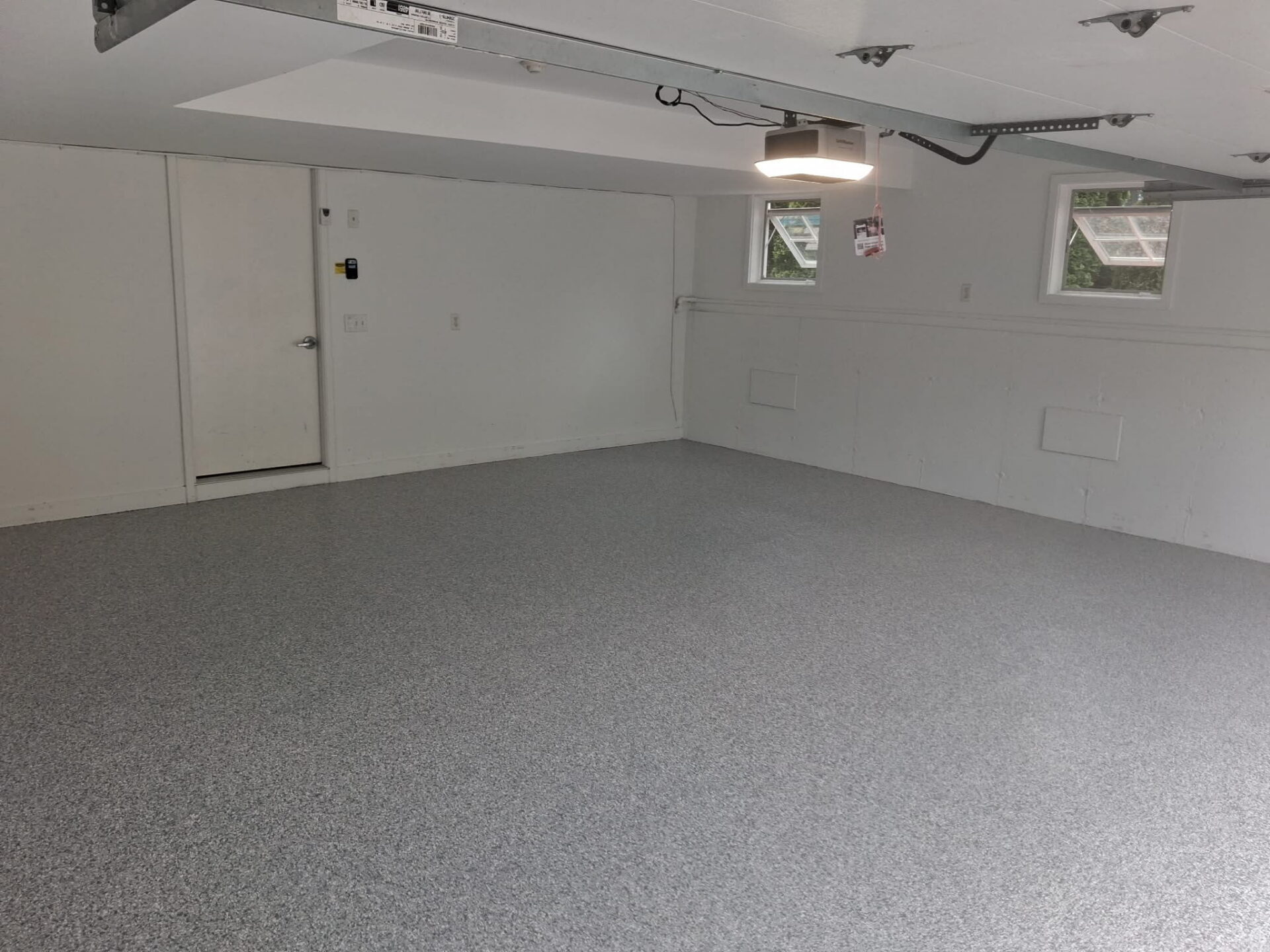 polyaspartic garage floor in smithfield
