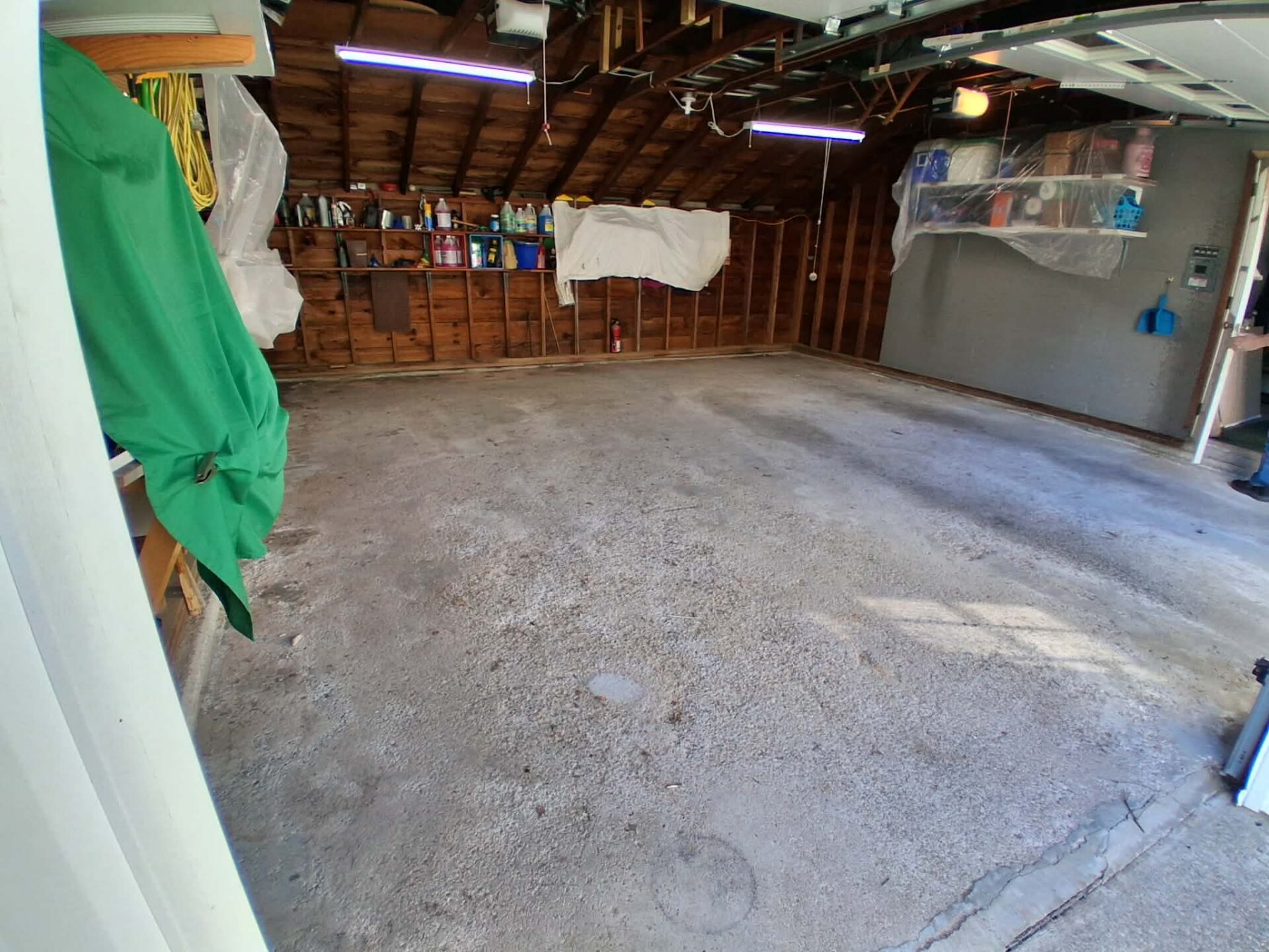 garage floor coating before in cumberland