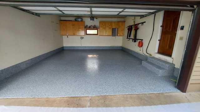New garage floor coating