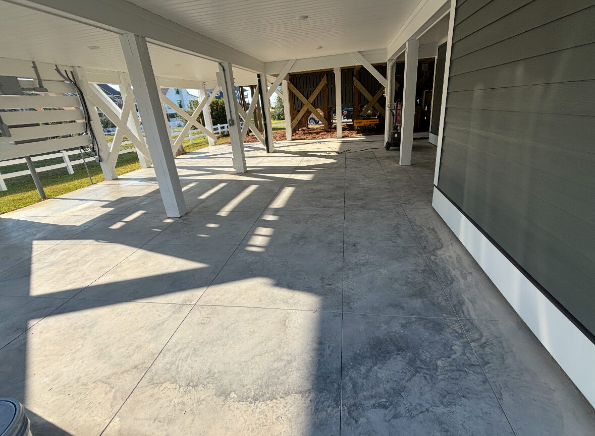 bare outdoor concrete