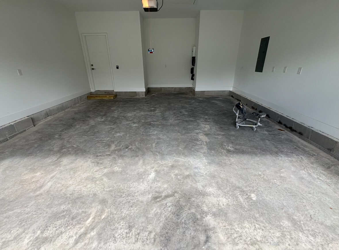 damaged garage concrete