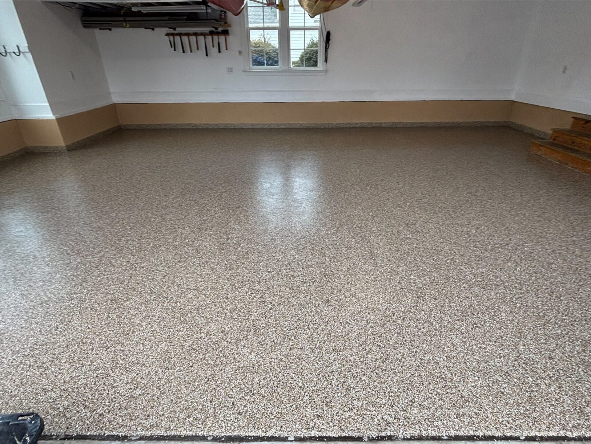 new polyaspartic garage floor coating
