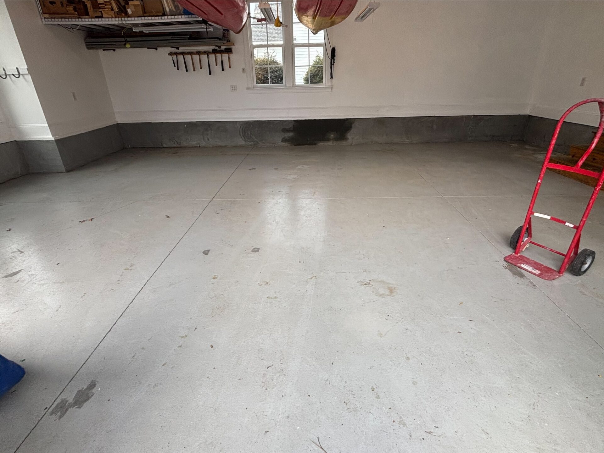 peeling epoxy garage floor