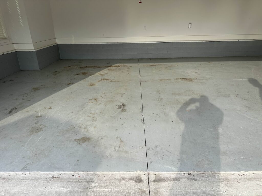 Peeling Epoxy Coating in Garage