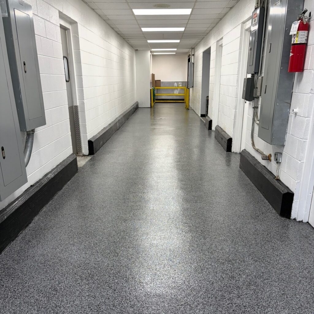 commercial concrete coating after in Leland