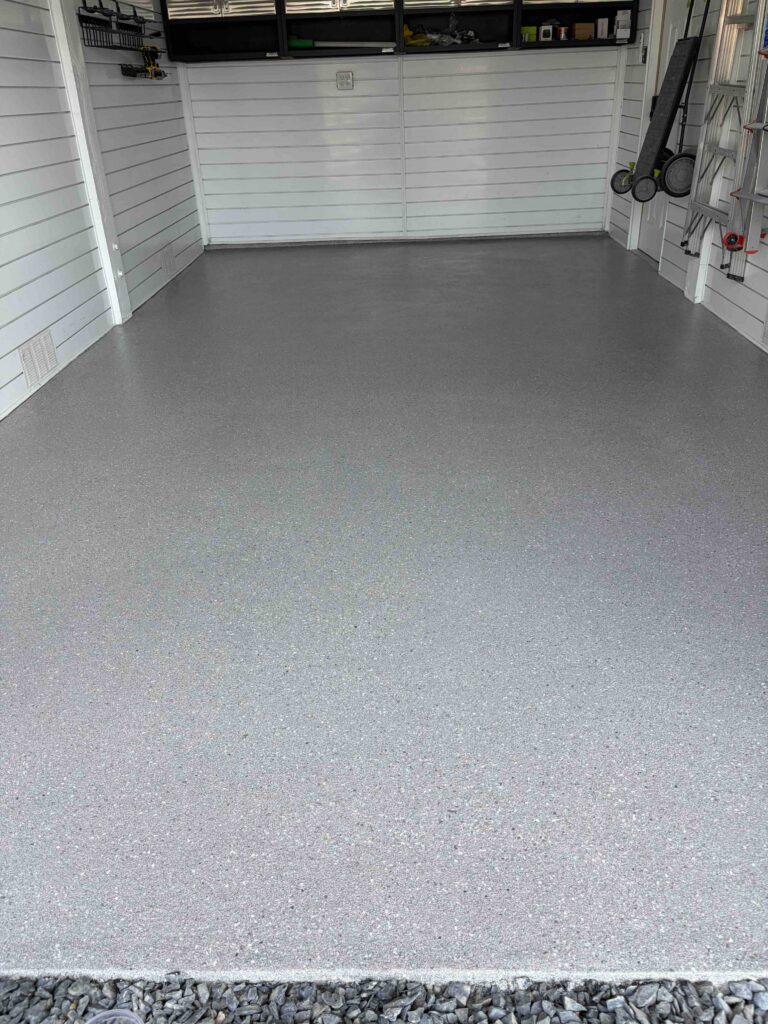 after garage floor coating in ocean isle