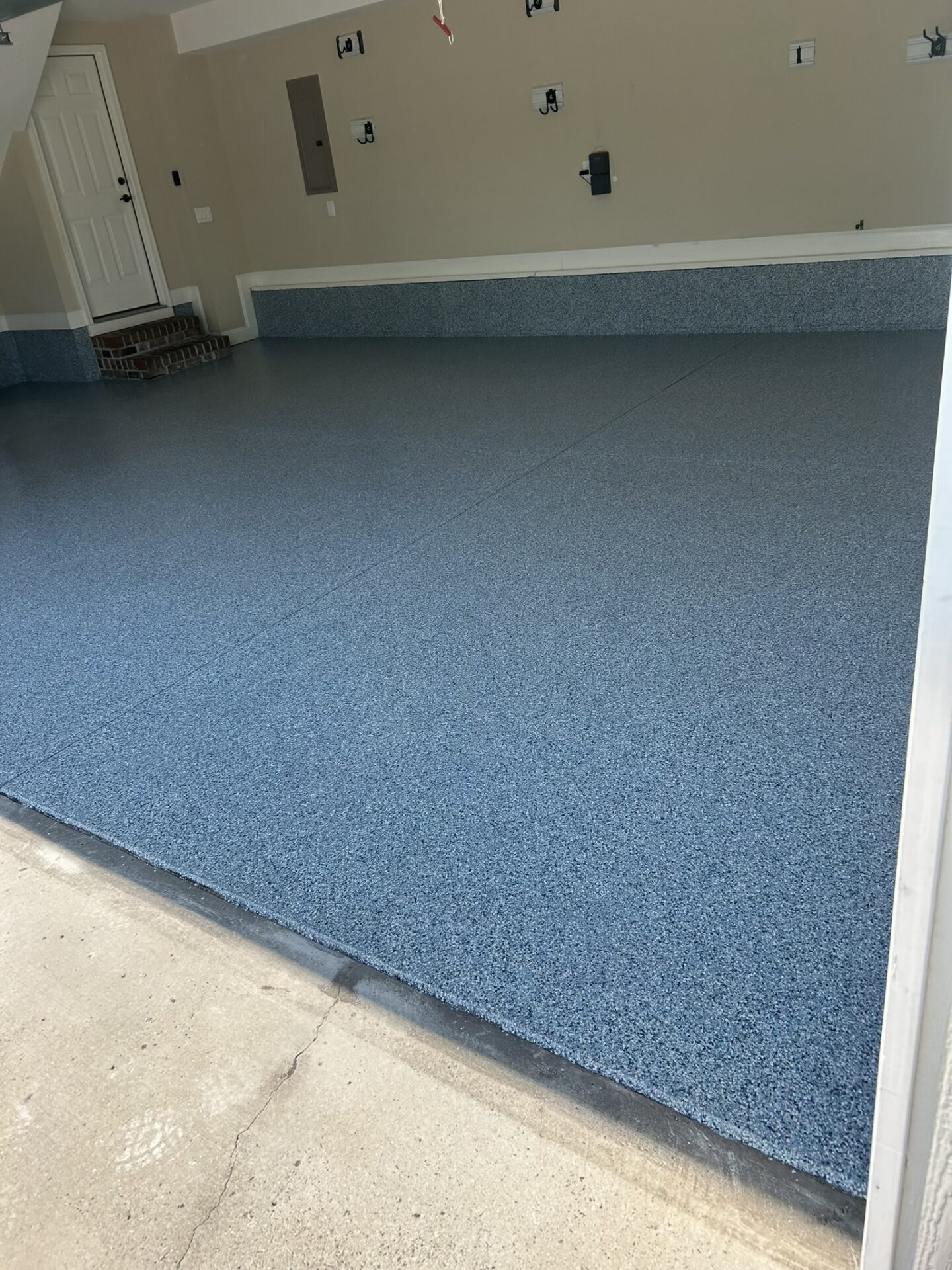new polyaspartic garage coating
