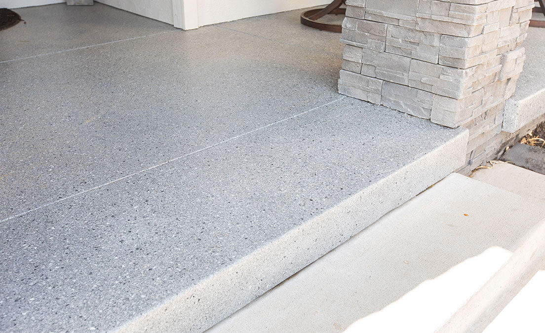 New outdoor floor coating | Hello Garage