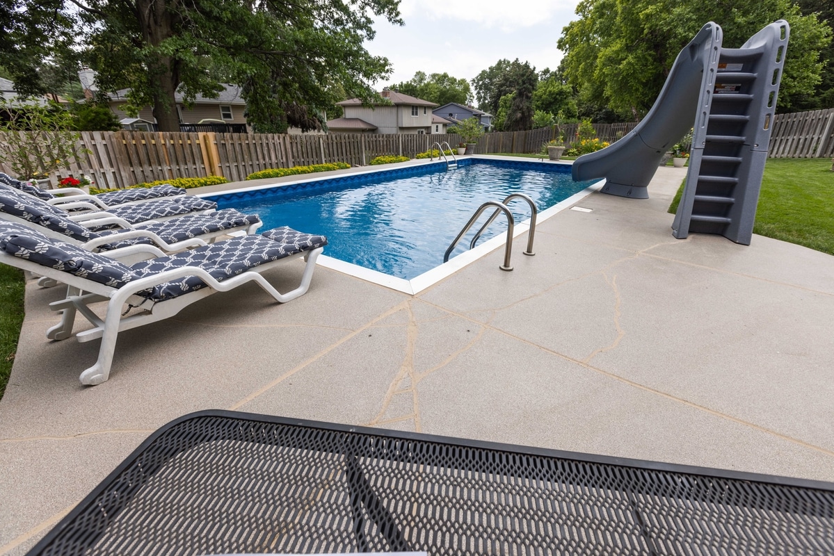 pool deck