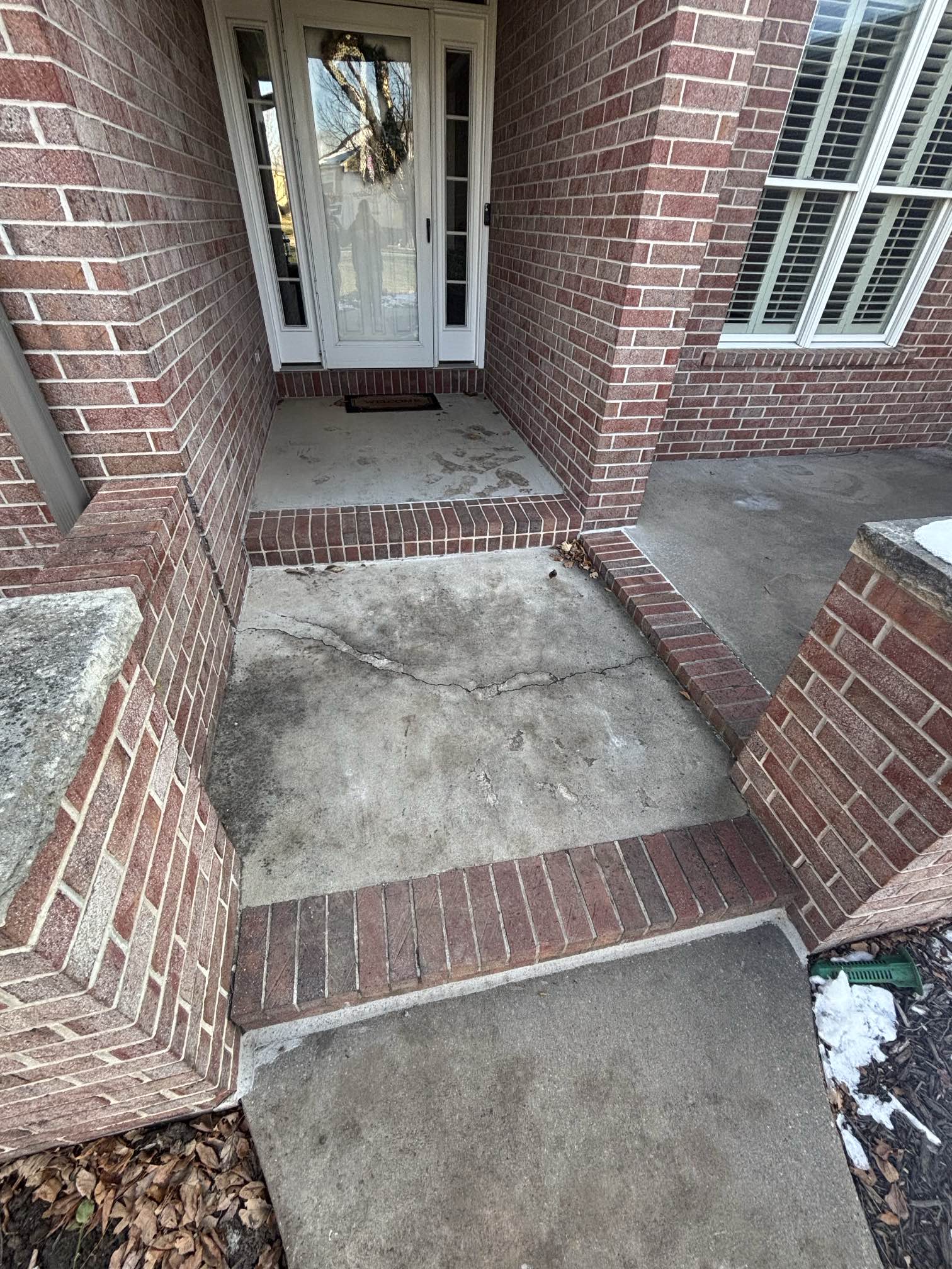 Concrete Patio before Floor Coating